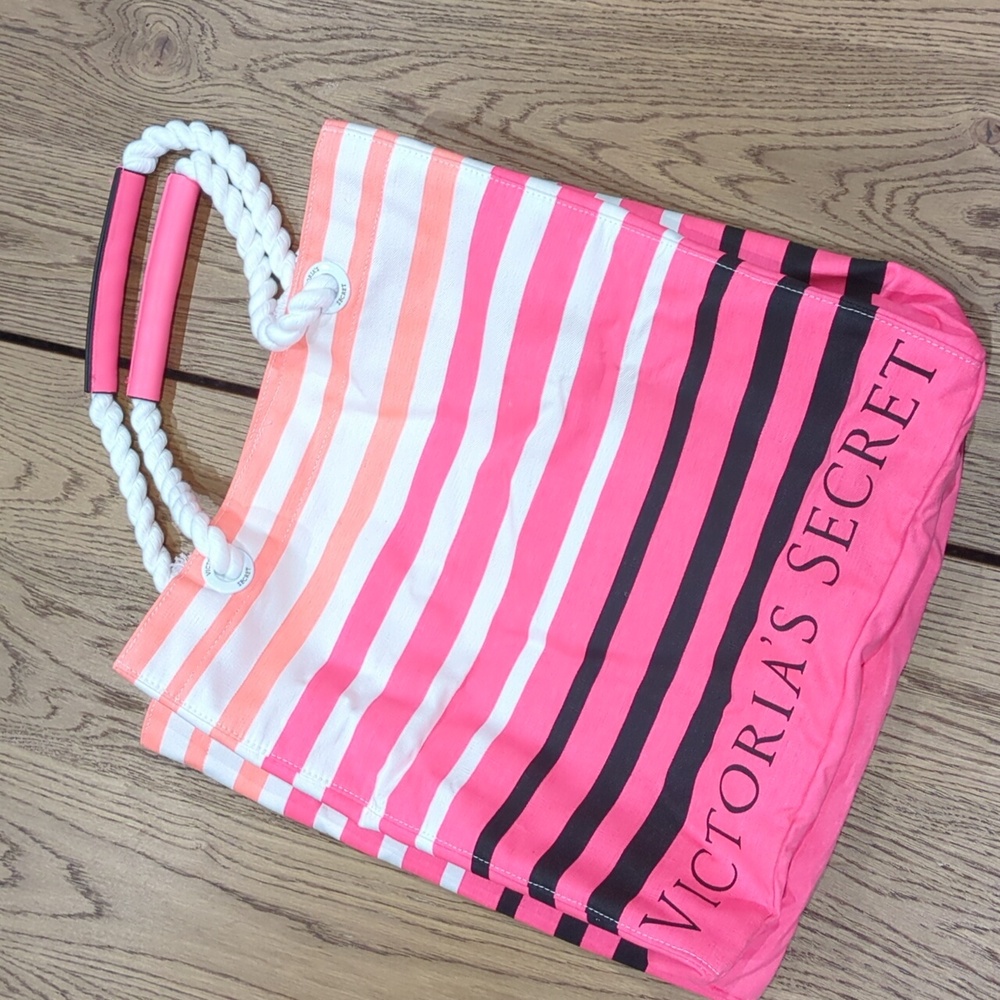Victoria's Secret Tote Bag. New Cotton Beach Bag